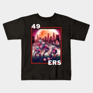 49 ers players cute graphic design artwork Kids T-Shirt